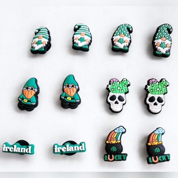 St Patrick's Day Croc Charms - Picture 1 of 1